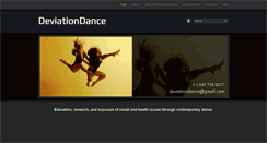 Desktop Screenshot of deviationdance.org